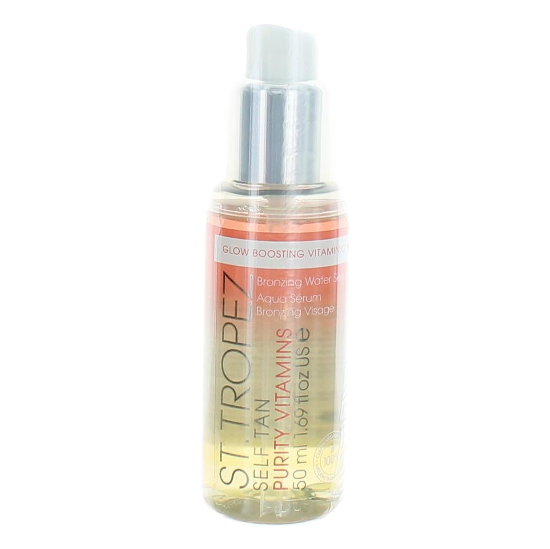 St. Tropez Self Tan Purity Vitamins de St. Tropez, suero de agua bronceadora de 1.6oz