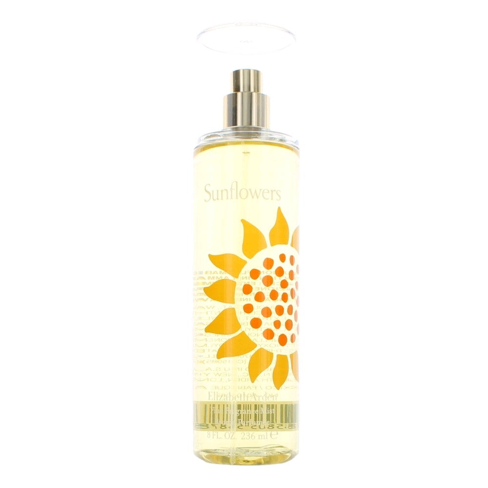 Girasoles de Elizabeth Arden, niebla de fragancia fina de 8 oz para mujeres
