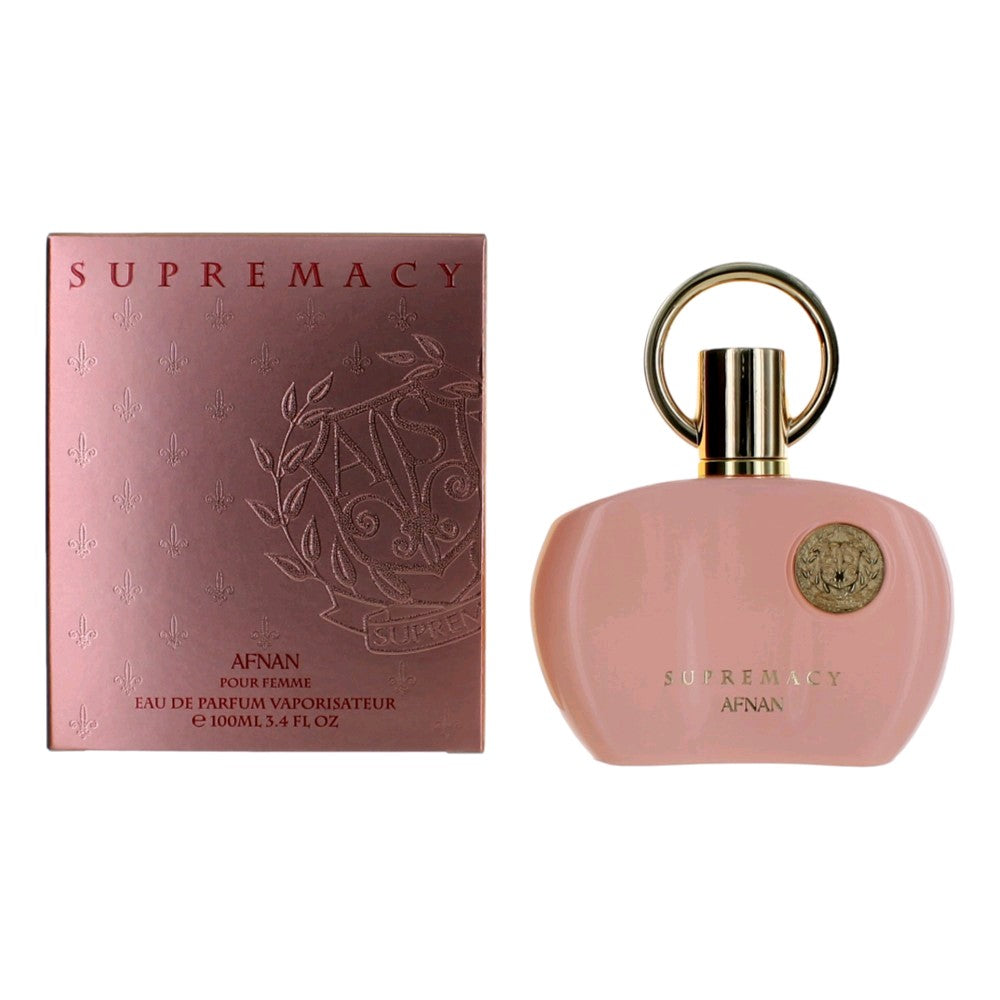 Supremacy Pink de Afnan, Eau de Parfum en espray de 3.4 oz para mujer