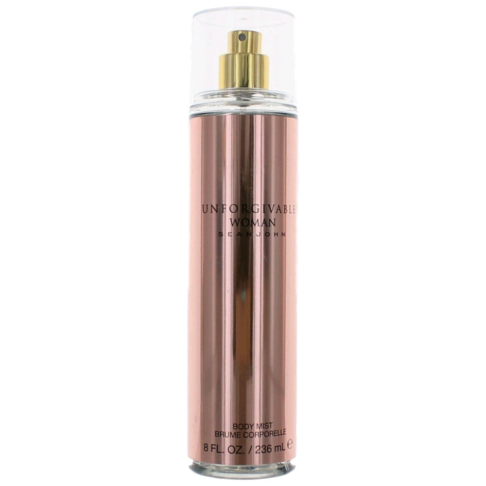 Mujer imperdonable de Sean John, bruma corporal de 8 oz para mujeres