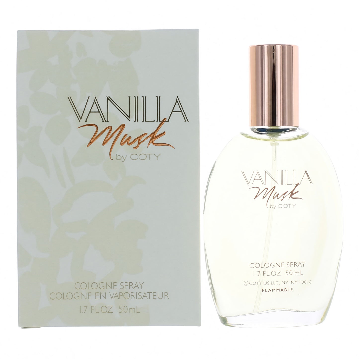 Vanilla Musk de Coty, colonia en spray de 1,7 oz para mujer