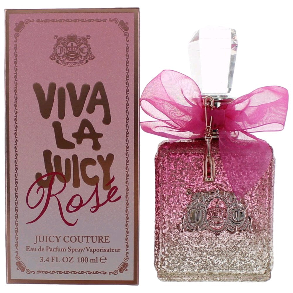 Viva La Juicy Rose de Juicy Couture, EDP en aerosol de 3.4 oz para mujer