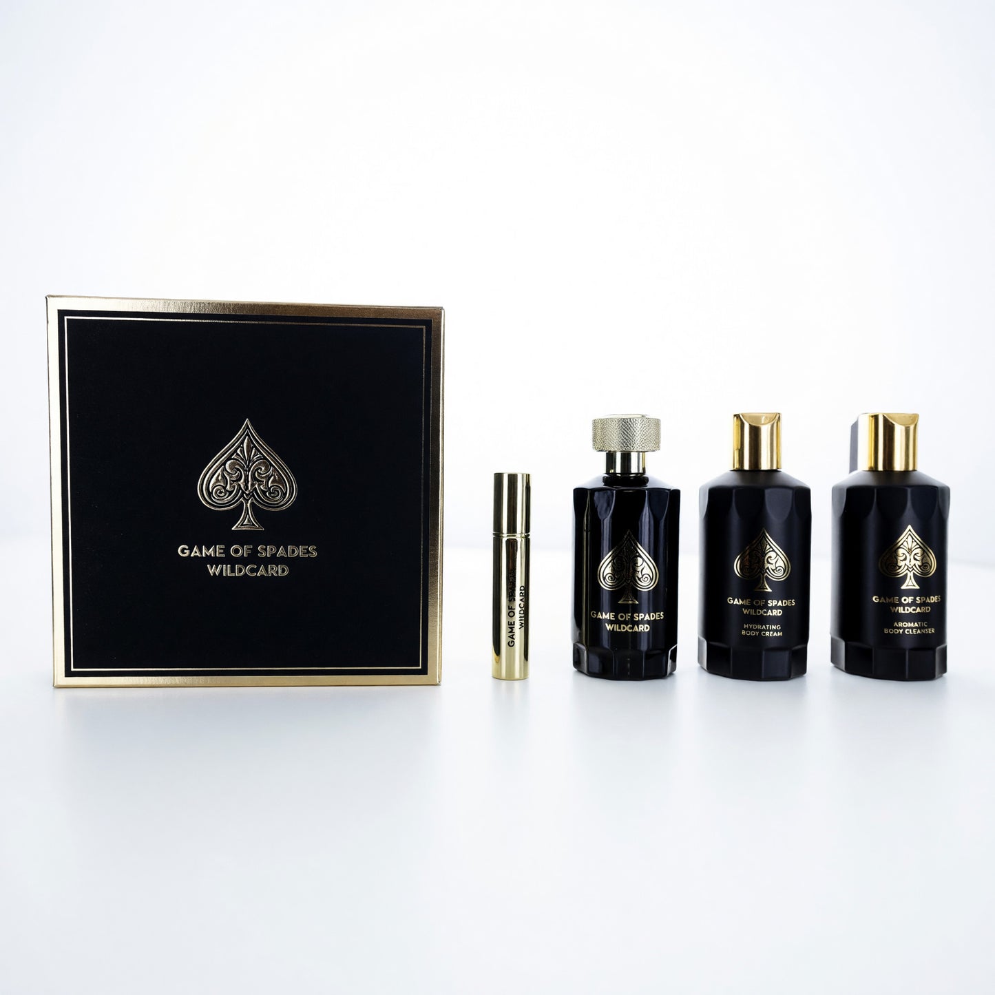Juego de Spades Wildcard de Jo Milano, Set de Regalo de 4 Piezas Unisex