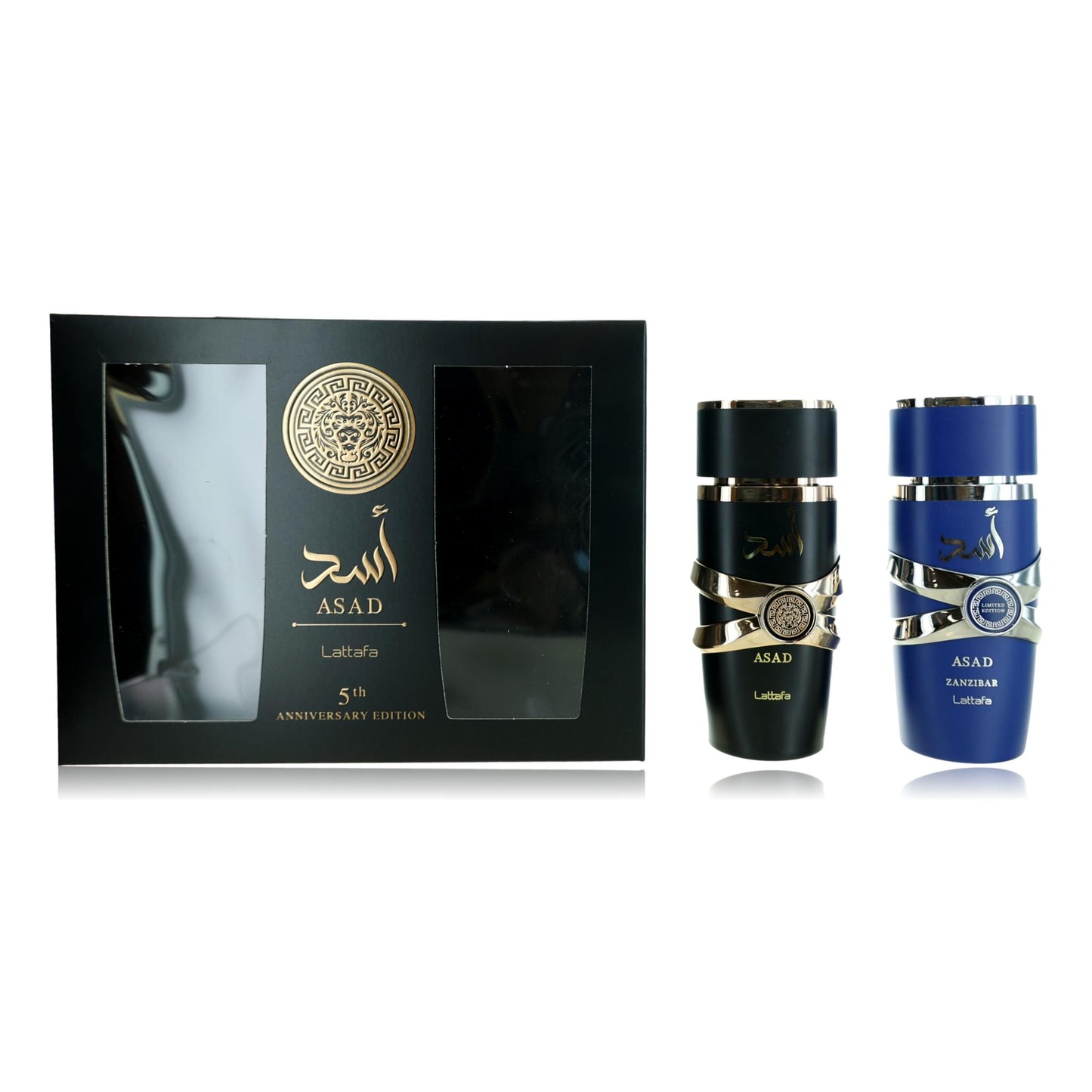 Edición 5º Aniversario de Asad de Lattafa, Set de Regalo de 2 Piezas para Hombre