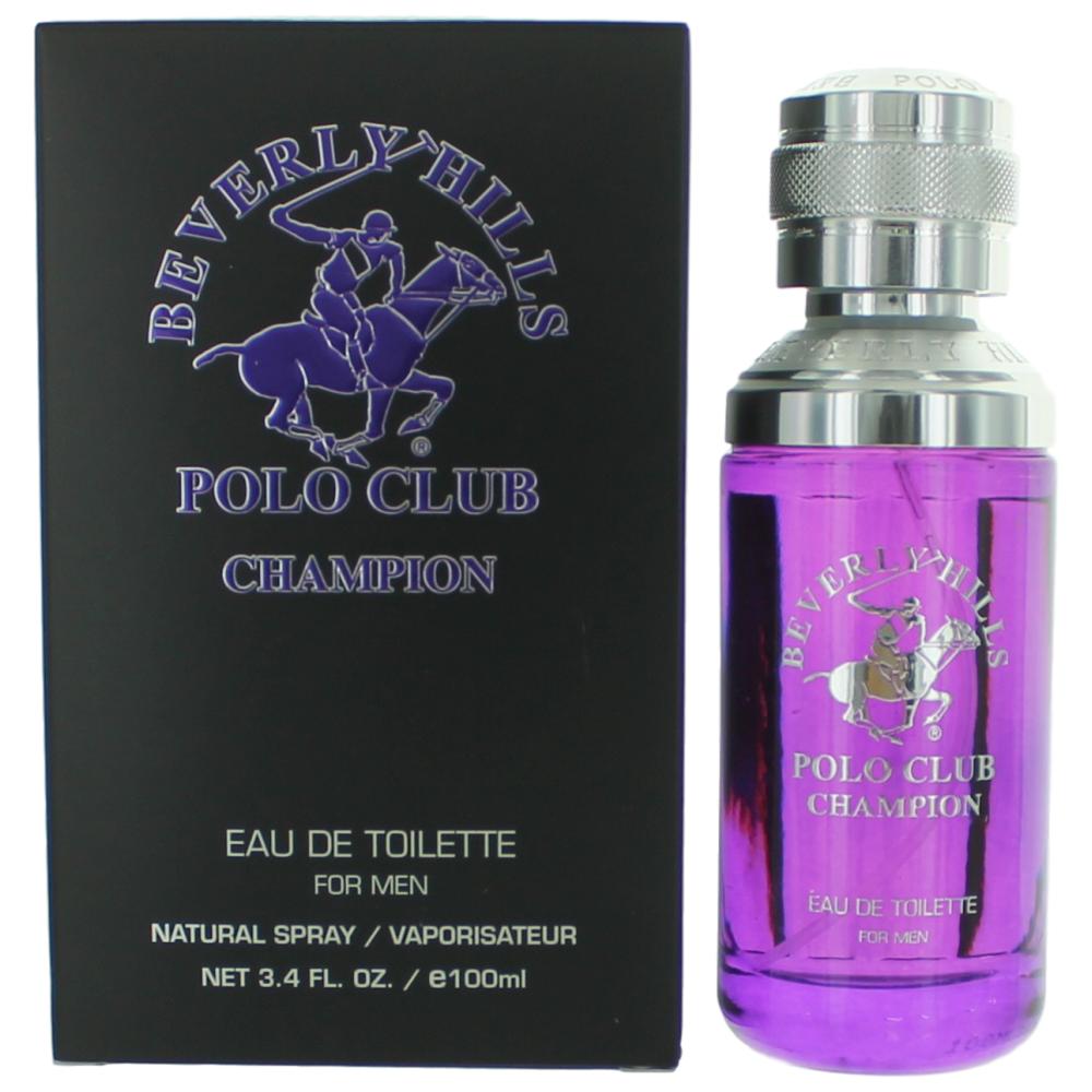 BHPC Champion by Beverly Hills Polo Club, 3.4 oz Eau De Toilette Spray for Men - 101 Perfume Plus