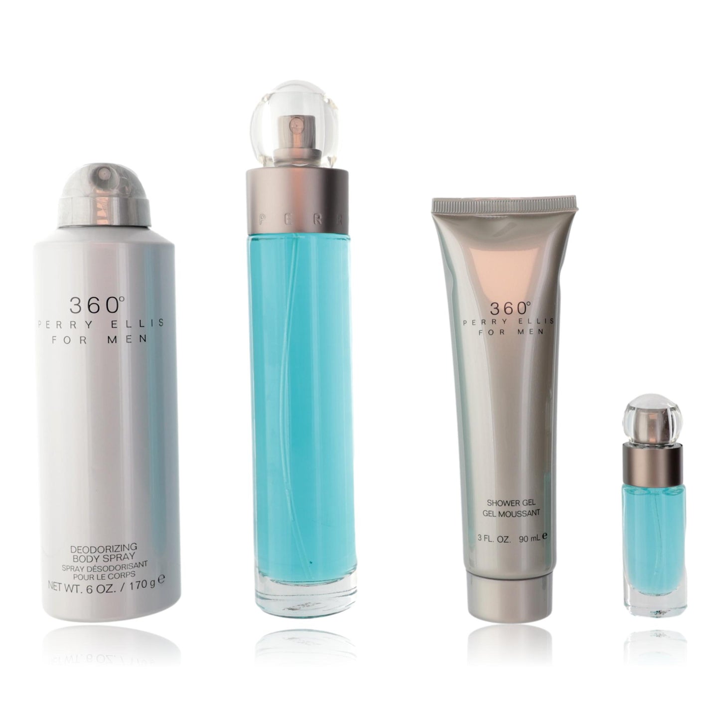 Perry Ellis 360 de Perry Ellis, Set de Regalo de 4 Piezas para Hombre