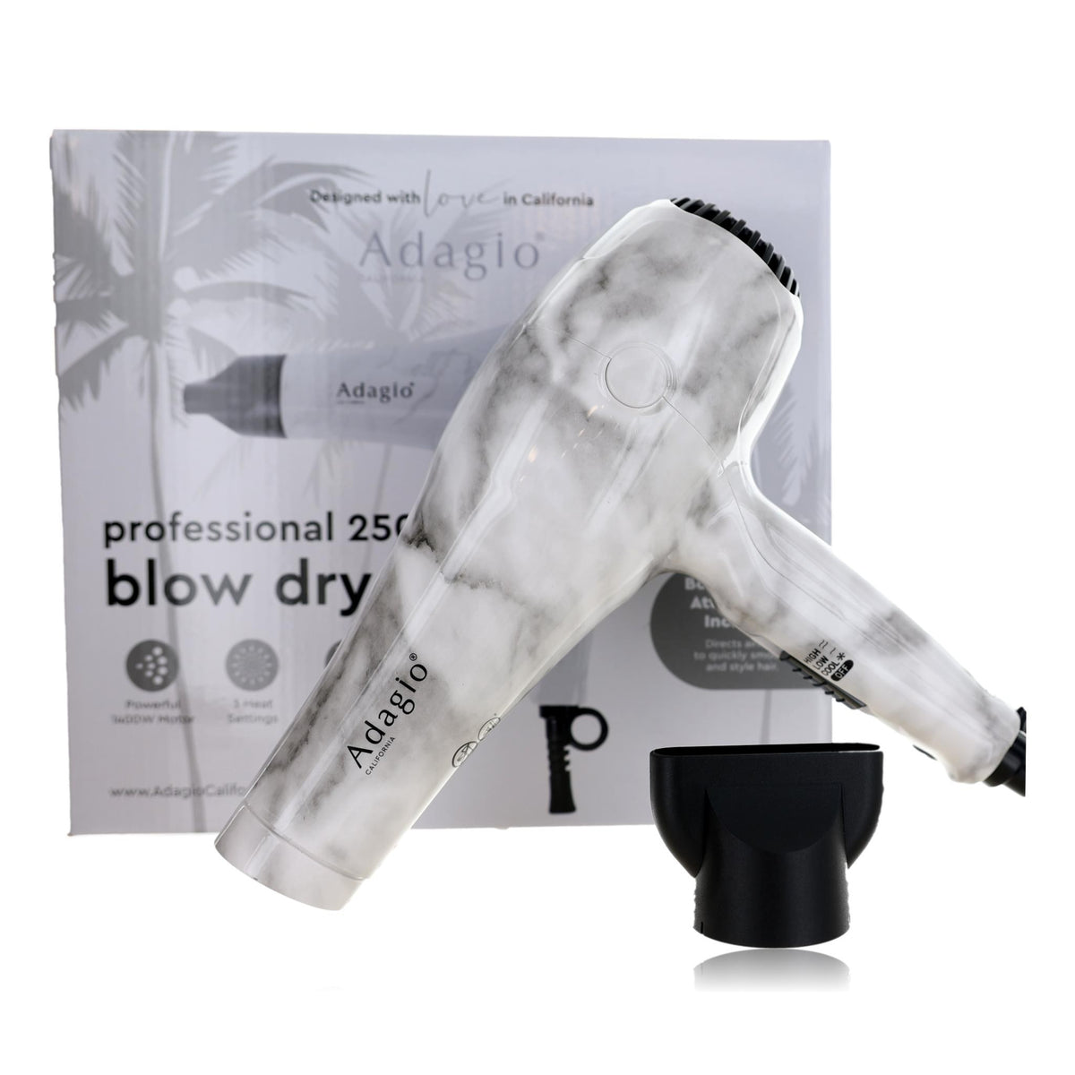 Adagio Professional 2500 Blow Dryer by Adagio - Marble