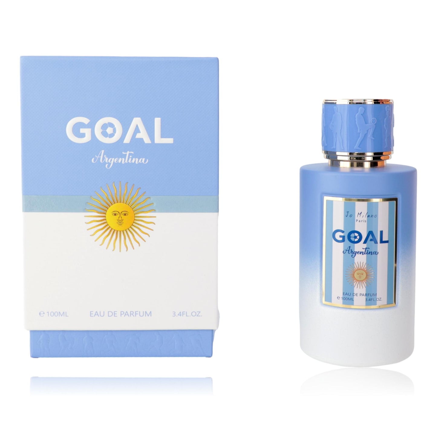 Goal Argentina de Jo Milano, Eau de Parfum en spray de 3.4 oz para unisex