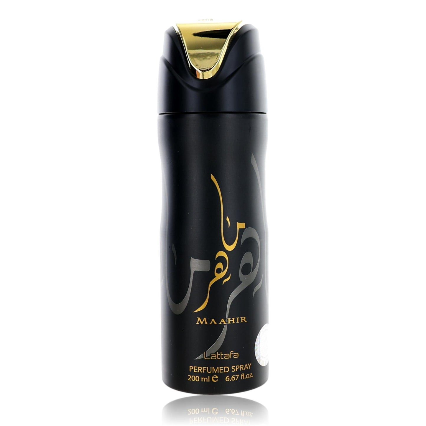 Maahir de Lattafa, desodorante perfumado en espray de 6.7 onzas para uso unisex