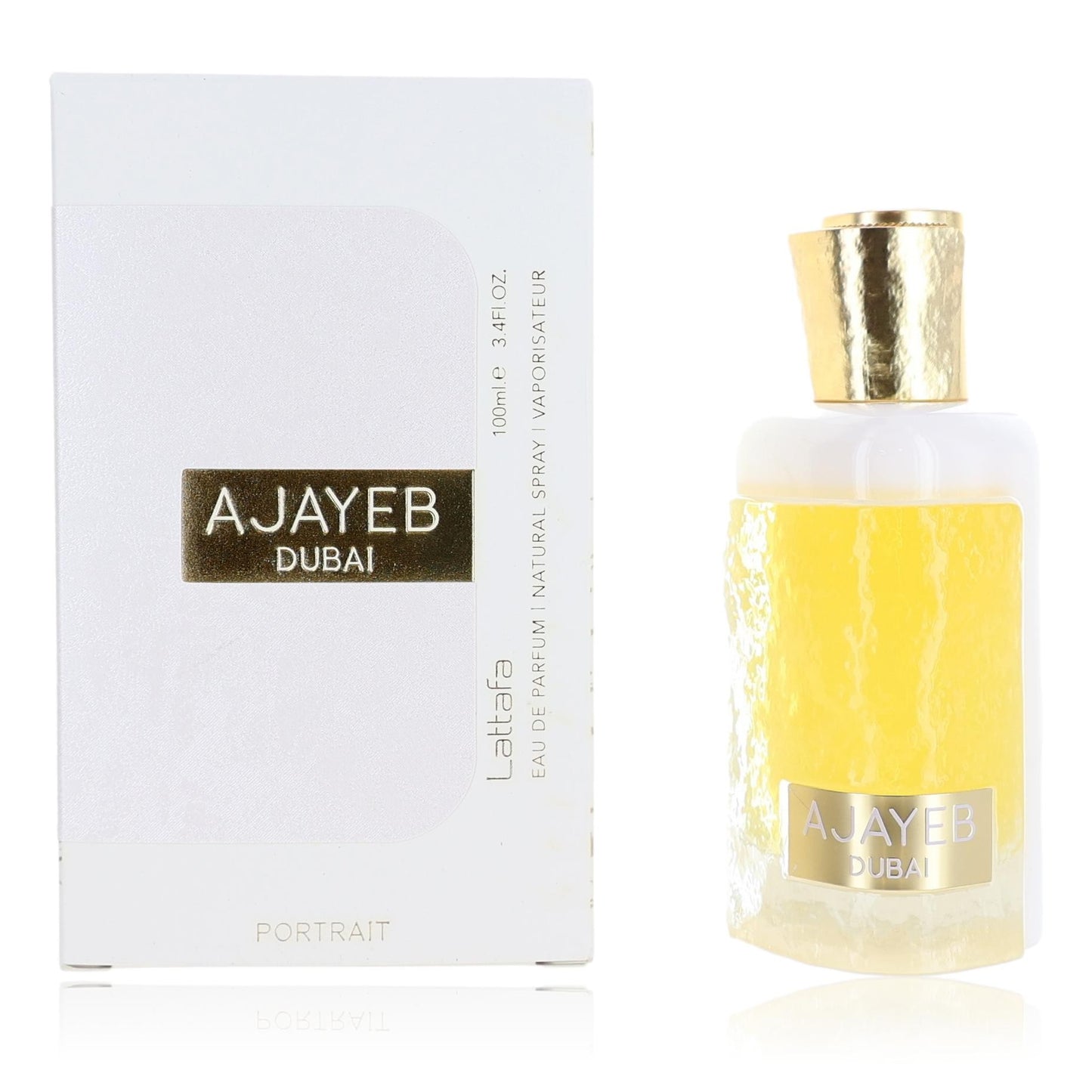 Ajayeb Dubai Portrait de Lattafa, EDP en spray de 3.4 oz para unisex
