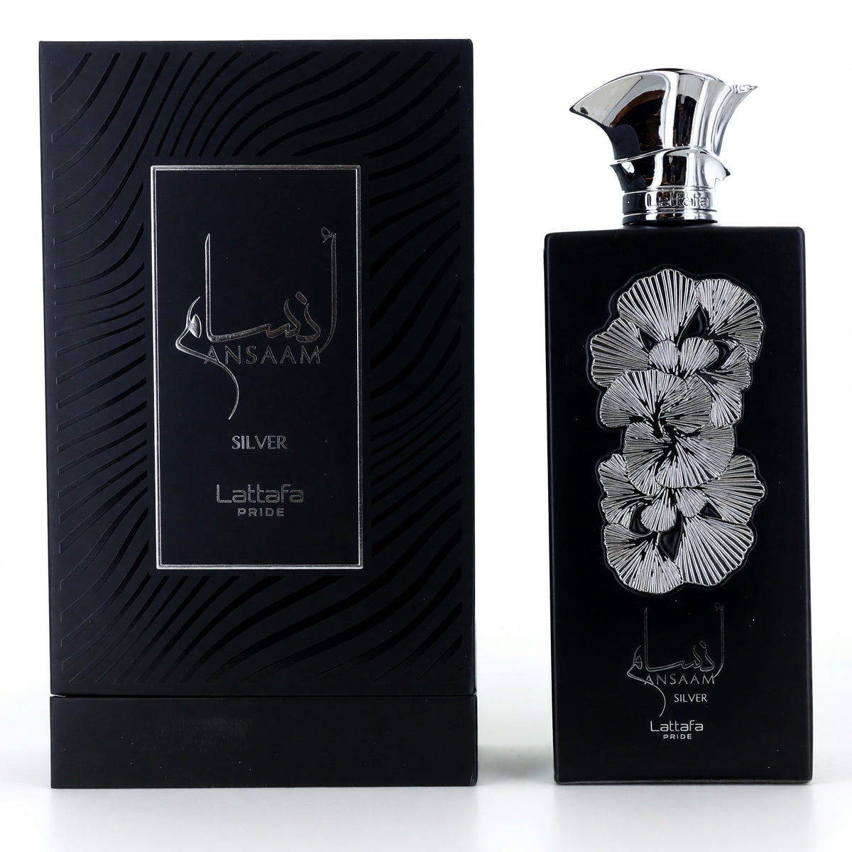 Ansaam Silver by Lattafa, 3.4 oz EDP Spray for Unisex