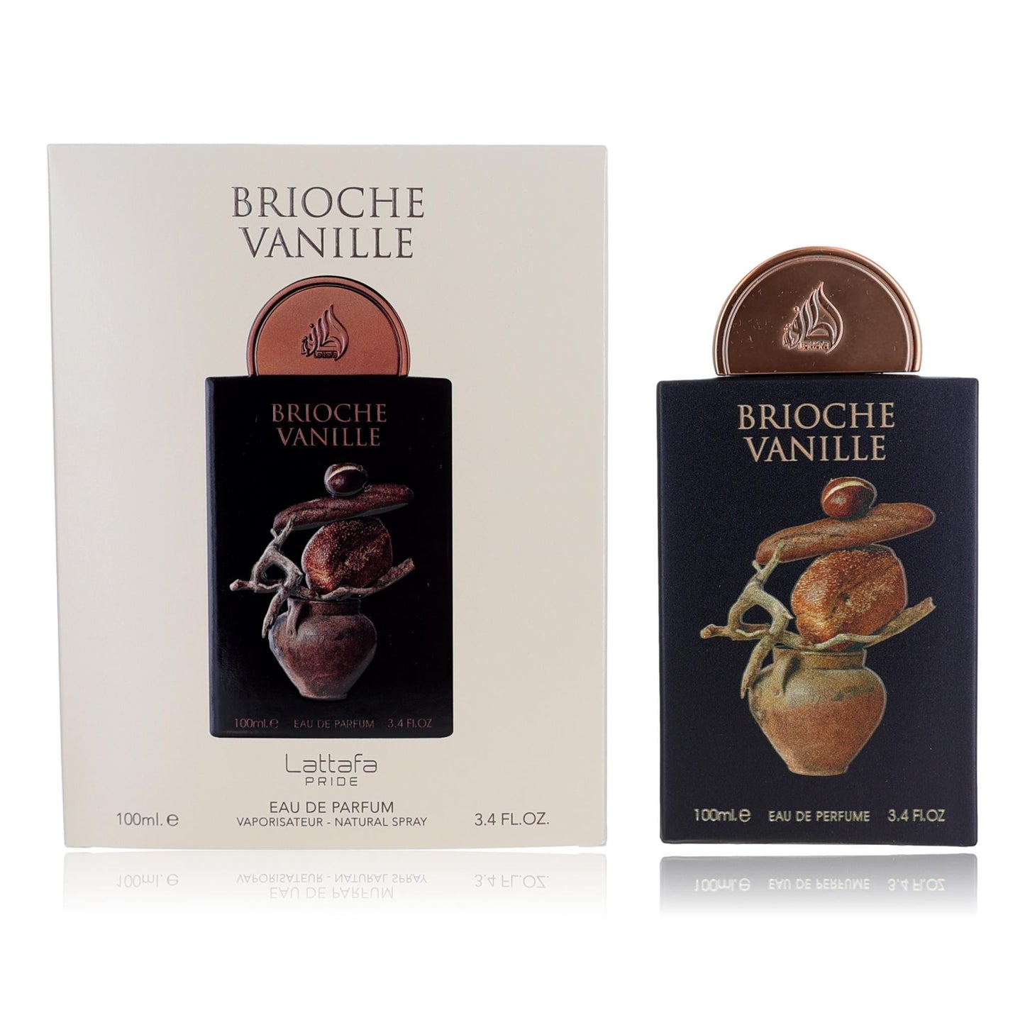 Brioche Vainilla de Lattafa, Eau de Parfum en spray de 100 ml para unisex