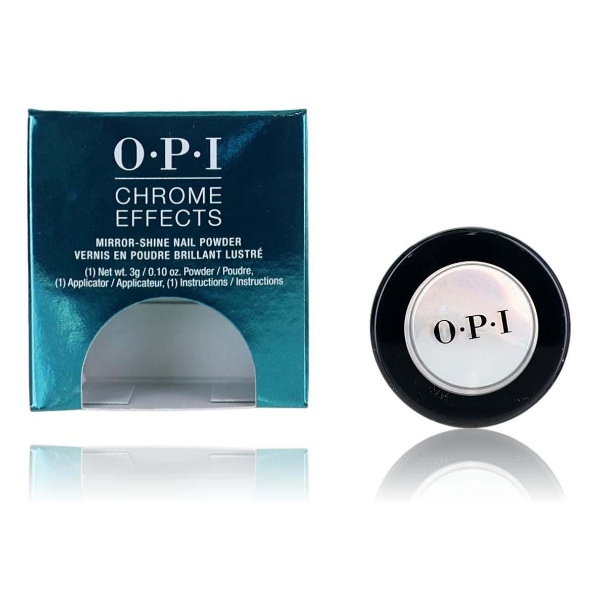 OPI Chrome Effects by OPI, 0.10 oz Polvo para uñas - Azul "Plate" Special