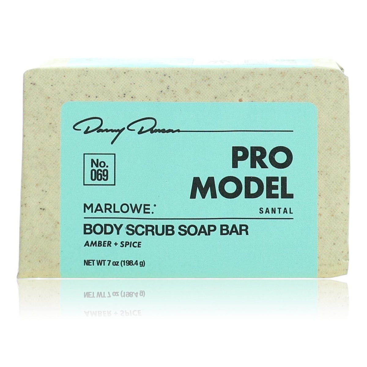Danny Duncan No. 069 Pro Model by MARLOWE., 7oz Body Scrub Soap Bar men - Santal