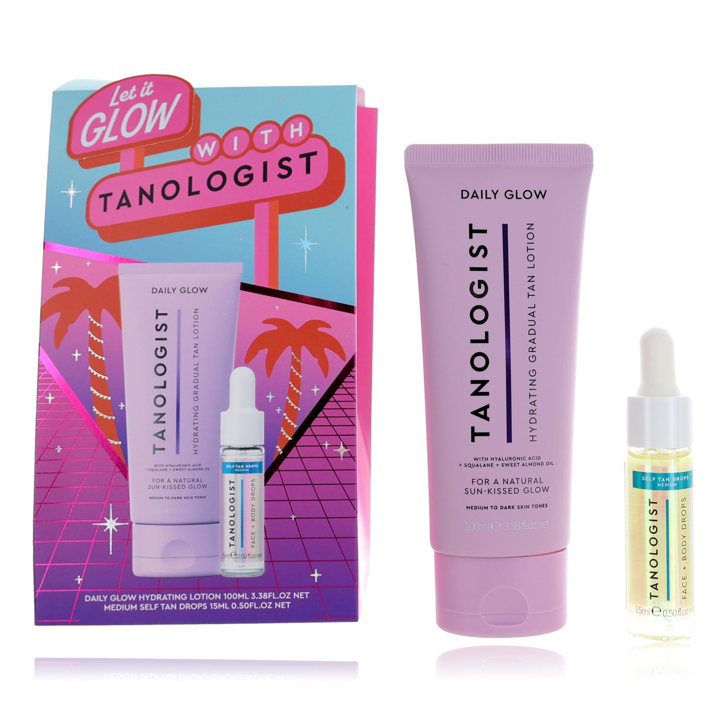 Tanologist Let it Glow de Tanologist, Set de regalo de 2 piezas