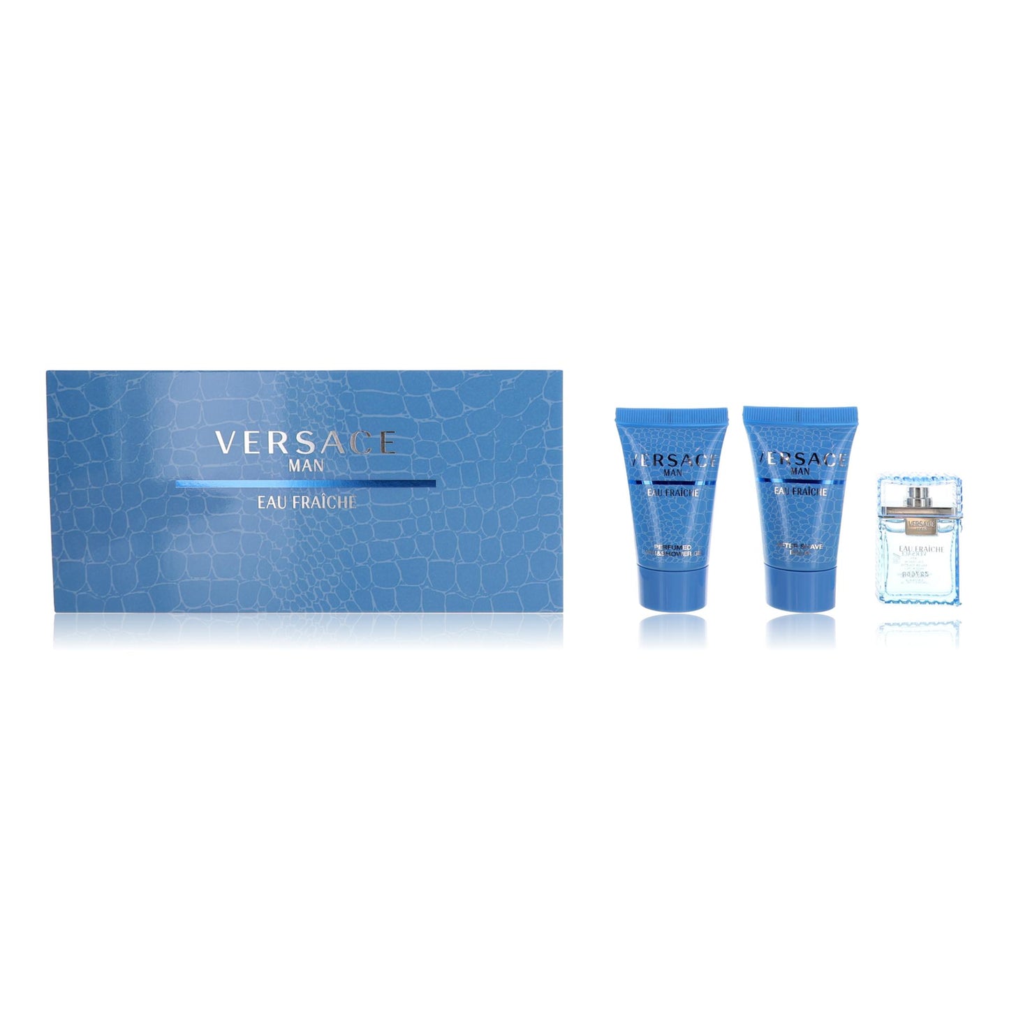 Versace Man Eau Fraiche de Versace, Set Mini de 3 Piezas para Hombre