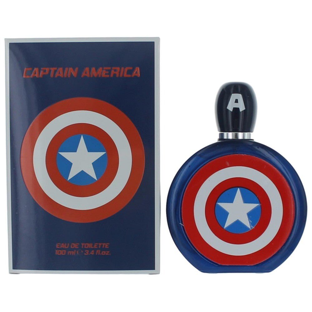 Captain America by Marvel, 3.4 oz Eau De Toilette Spray for Men - 101 Perfume Plus