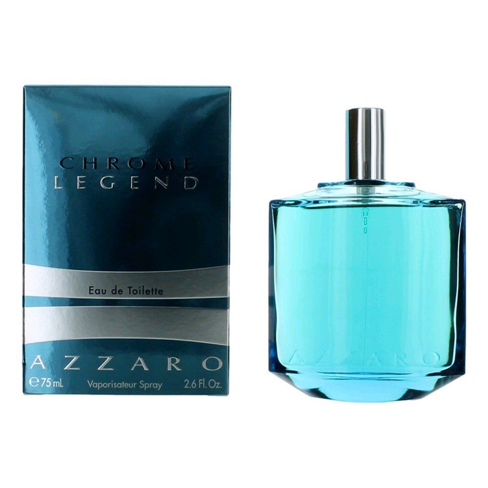 Chrome Legend by Azzaro, 2.6 oz Eau De Toilette Spray for Men - 101 Perfume Plus