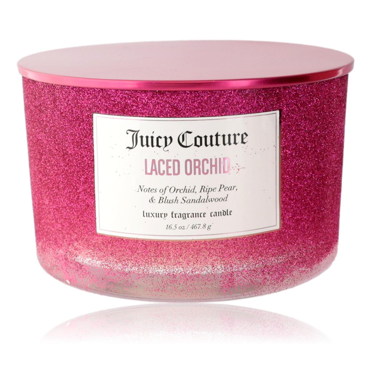 Juicy Couture 16.5 oz Soy Wax Blend 3 Wick Candle - Laced Orchid