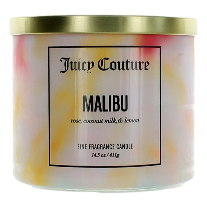 Juicy Couture Vela de 3 mechas con mezcla de cera de soja de 14,5 oz - Malibu
