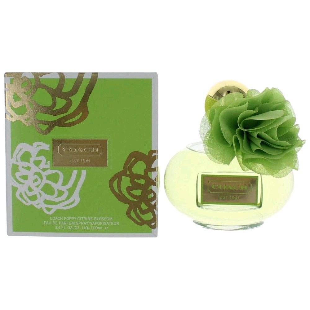 Coach Poppy Citrine Blossom by Coach, 3.4 oz Eau De Parfum Spray for Women - 101 Perfume Plus