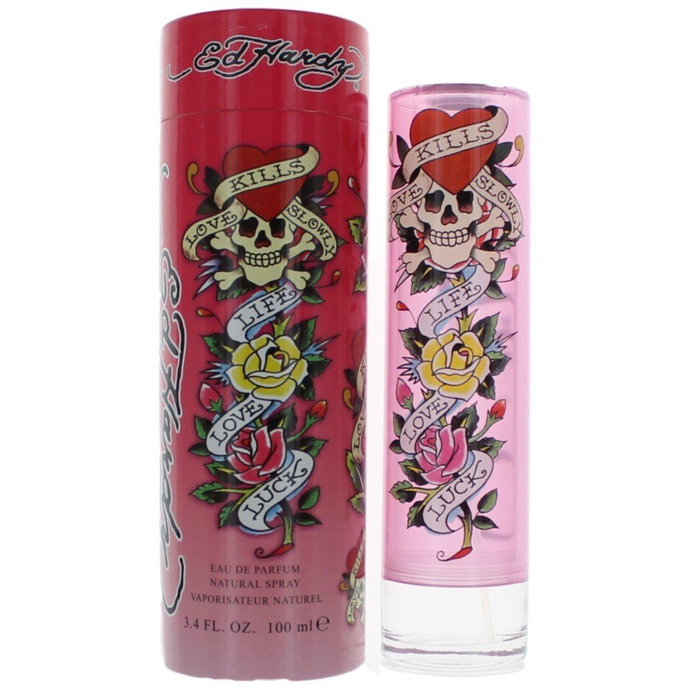Ed Hardy by Christian Audigier, 3.4 oz Eau De Parfum Spray for Women - 101 Perfume Plus