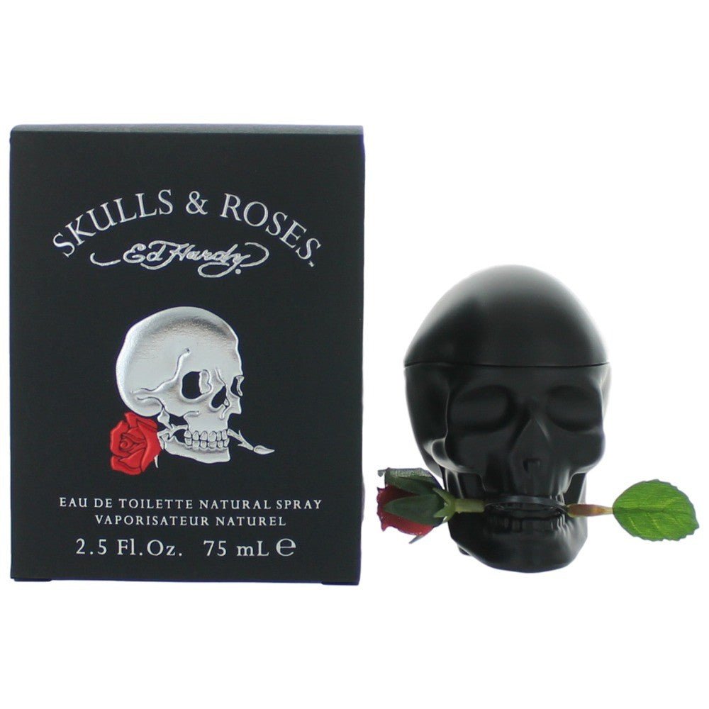 Ed Hardy Skulls & Roses by Ed Hardy, 2.5 oz Eau De Toilette Spray for Men - 101 Perfume Plus