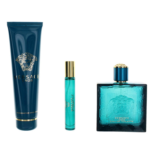 Eros by Versace, 3 Piece Gift Set for Men - 101 Perfume Plus