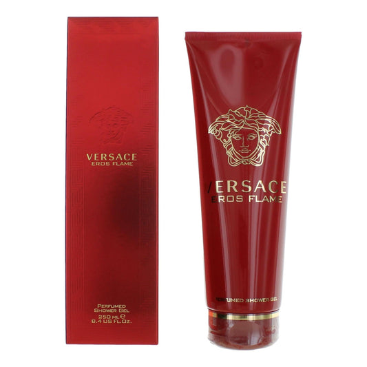 Eros Flame by Versace, 8.4 oz Shower Gel for Men - 101 Perfume Plus