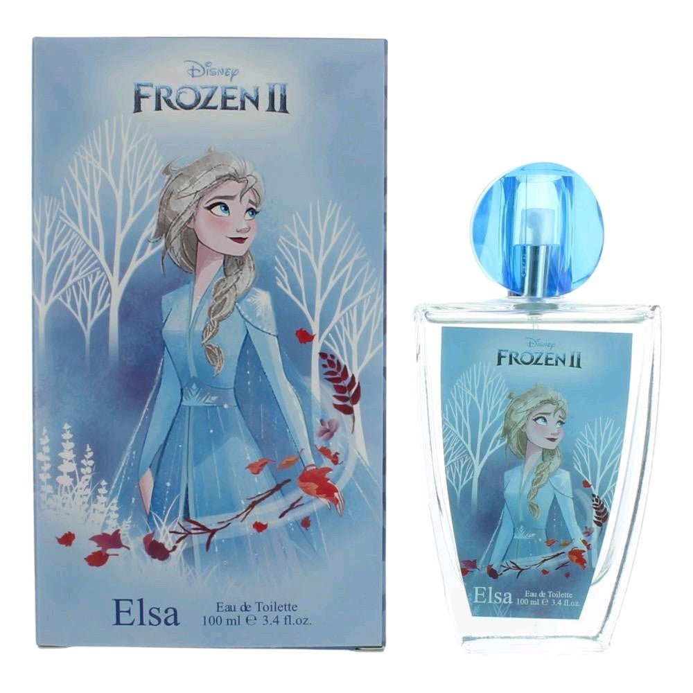 Frozen II Elsa by Disney, 3.4 oz Eau De Toilette Spray for Girls - 101 Perfume Plus