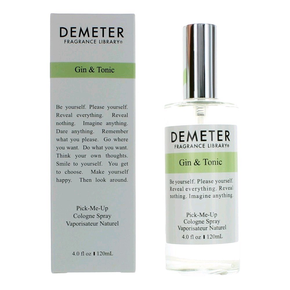 Gin & Tonic by Demeter, 4 oz Cologne Spray for Unisex - 101 Perfume Plus