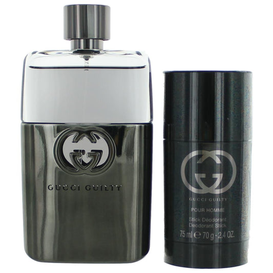 Gucci Guilty Pour Homme by Gucci, 2 Piece Gift Set for Men - 101 Perfume Plus
