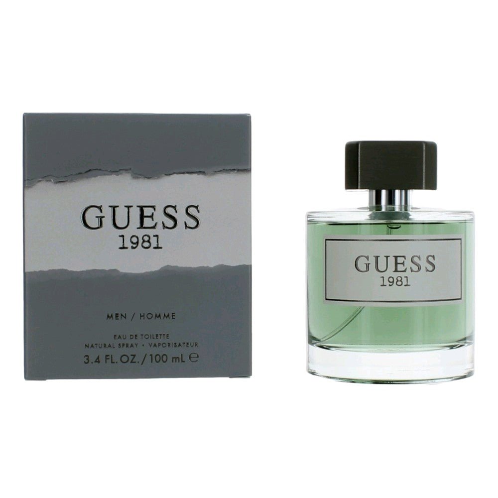 Guess 1981 by Guess, 3.4 oz Eau De Toilette Spray for Men - 101 Perfume Plus