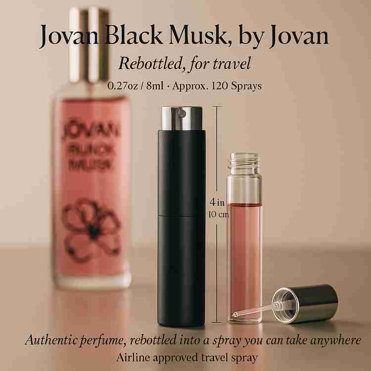 Jovan Black Musk - Travel Spray