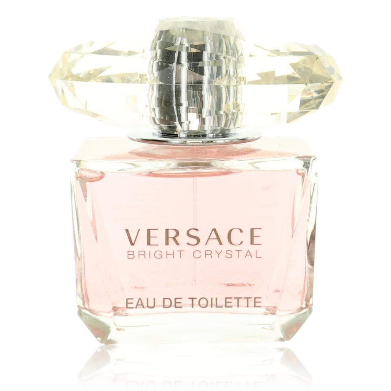 Versace Bright Crystal de Versace, Vaporizador EDT de 3 oz para Mujer (Tester)