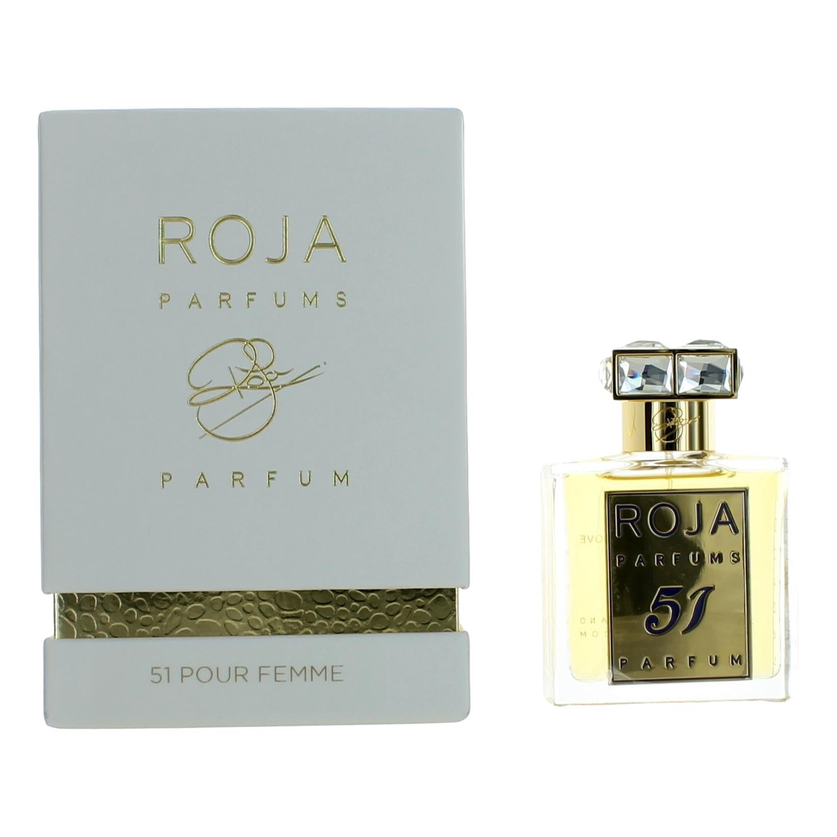 51 Pour Femme by Roja Parfums, 1.7 oz Parfum Spray for Women - 101 Perfume Plus