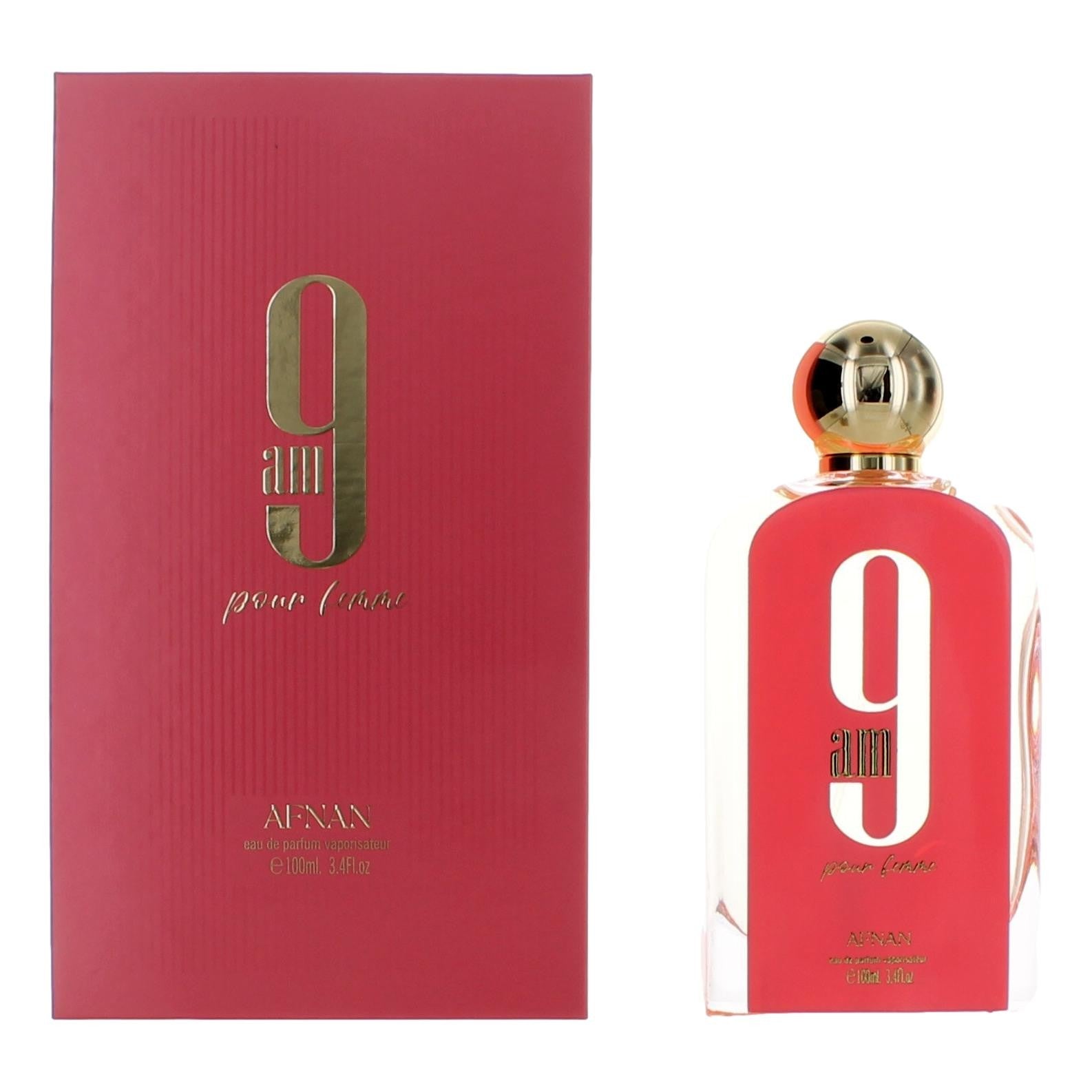 9 AM by Afnan, 3.4 oz Eau De Parfum Spray for Women - 101 Perfume Plus