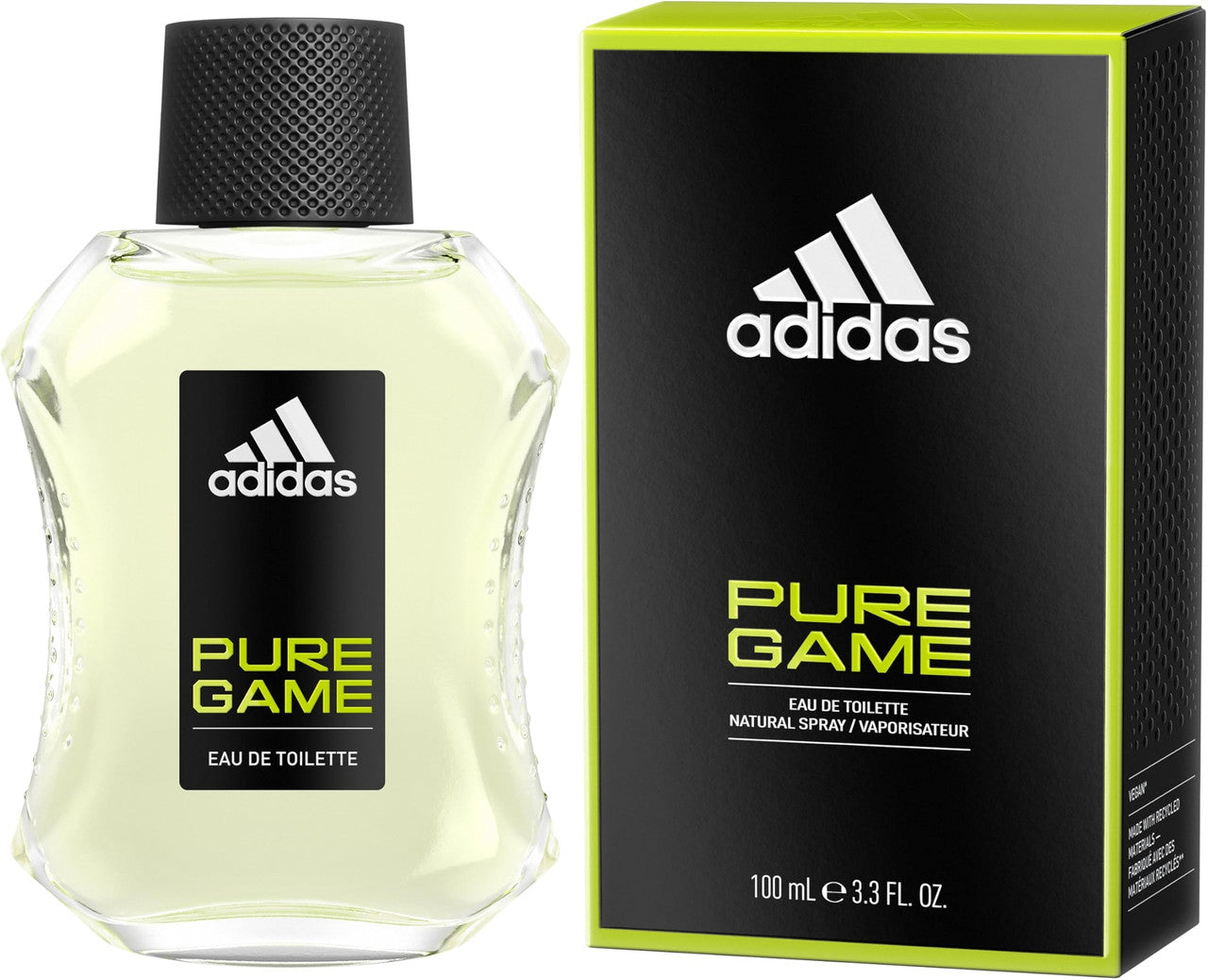 Adidas Pure Game 3.3 Eau de Toilette Spray for Men