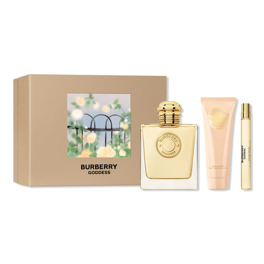 Burberry Goddess 3 Pcs Set: 3.3 Eau de Parfum Spray + 0.33 Eau de Parfum Spray + 2.5 Body Lotion