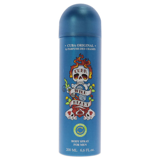 Cuba Wild Heart 6.6 Body Spray for Men