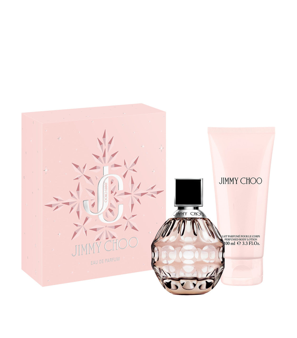 Jimmy Choo 2 Pcs Set for Women: 2 oz Eau de Parfum Spray + 3.3 Body Lotion