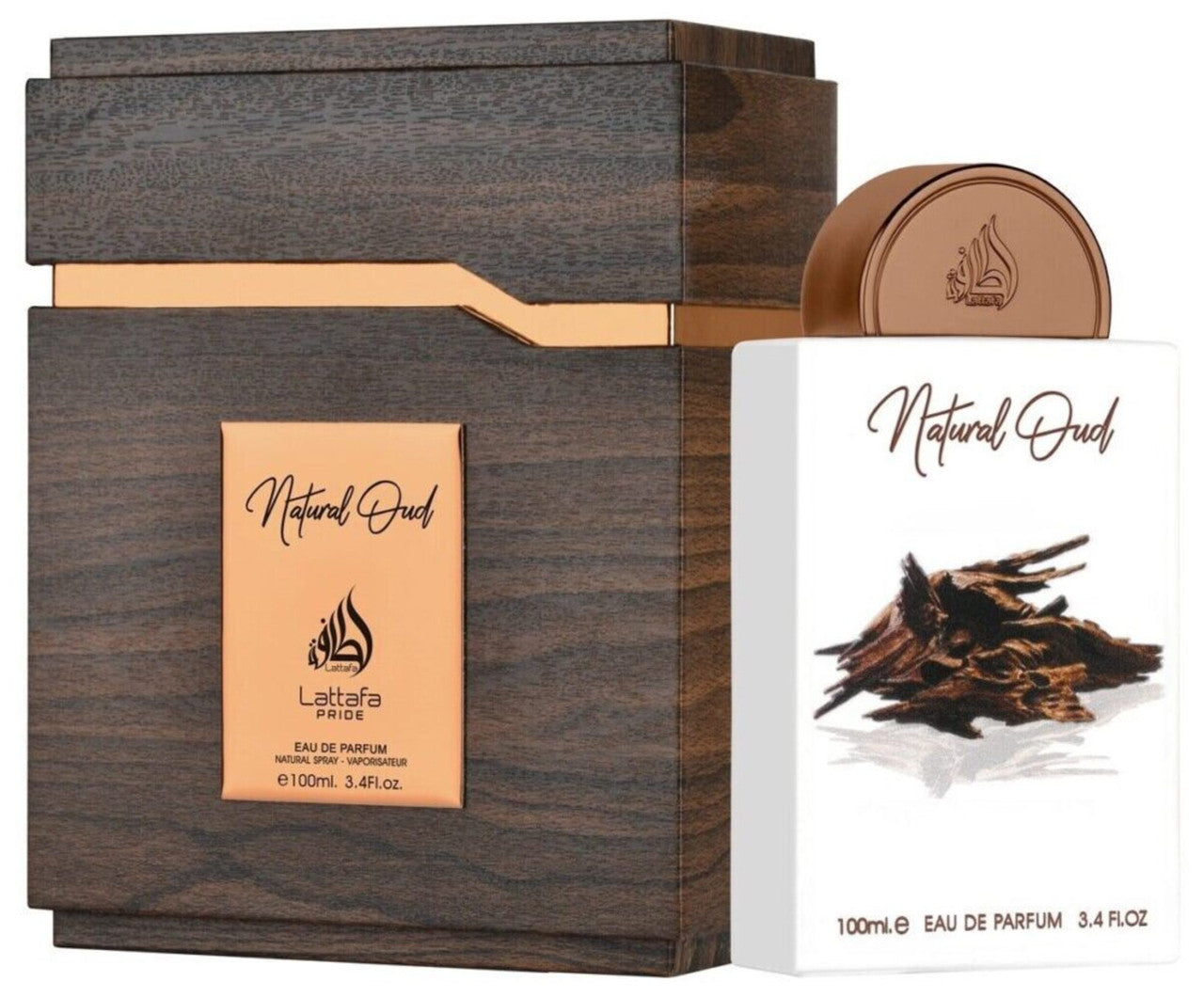 Lattafa Natural Oud 3.4 Eau de Parfum Spray