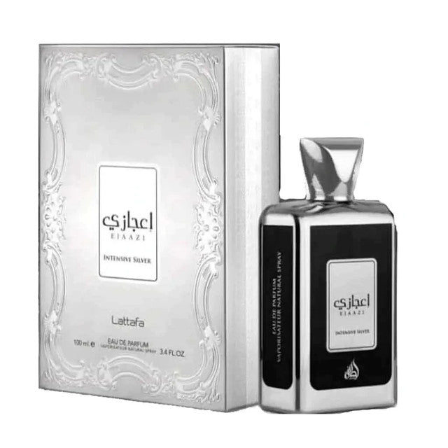 Ejaazi Intensive Silver Eau De Parfum Spray (Unisex) By Lattafa