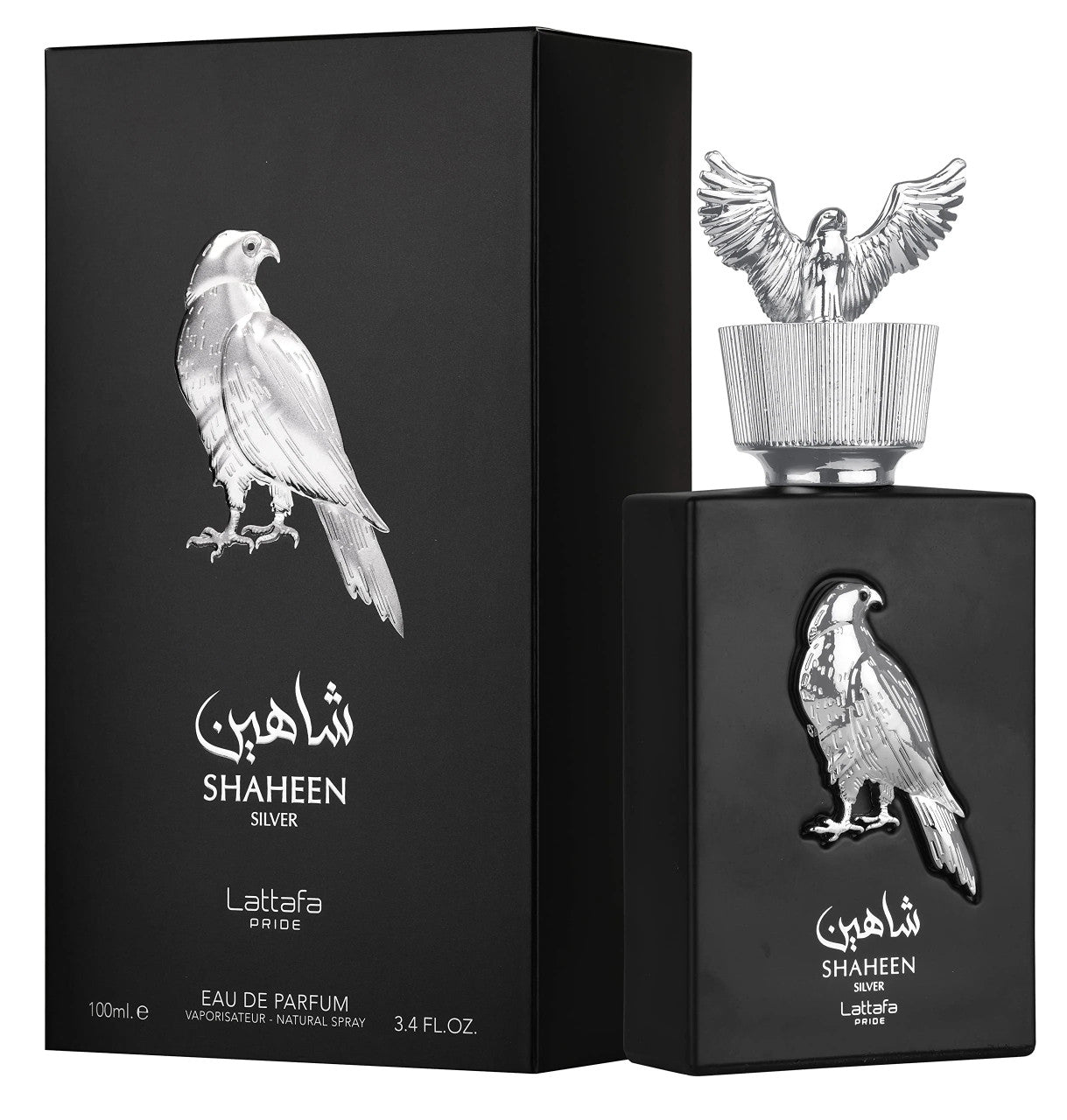 Lattafa Shaheen Silver 3.4 Eau de Parfum Spray