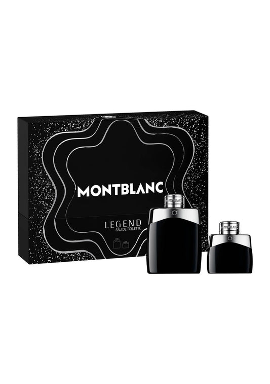Mont Blanc Legend 2 Pcs Eau de Toilette Spray for Men: 3.3 Eau de Toilette Spray + 1 oz Eau de Toilette Spray