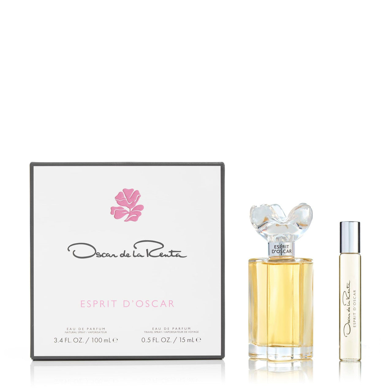 Oscar Esprit D'Oscar 2 Pcs Set for Women: 3.4 Eau de Parfum Spray + 0.5 Eau de Parfum Spray