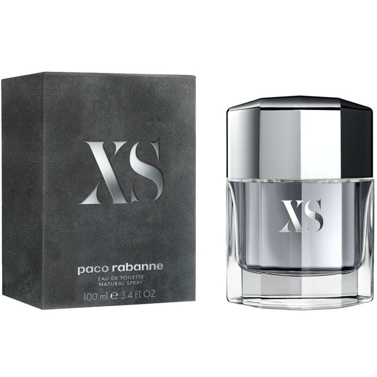 Paco Rabanne Xs 3.4 Eau de Toilette Spray for Men (New Packaging)