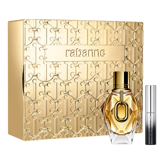 Paco Rabanne Million Gold 2 Pcs Set for Women: 1.7 Eau de Parfum Spray + Eyephoria 0.15 Mascara