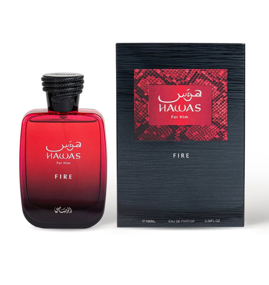 Rasasi Hawas Fire 3.4 Eau De Parfum Spray For Men