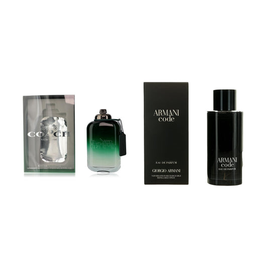 The Executive Dad Bundle – Coach Green EDT 3.3oz & Armani Code EDP 4.2oz